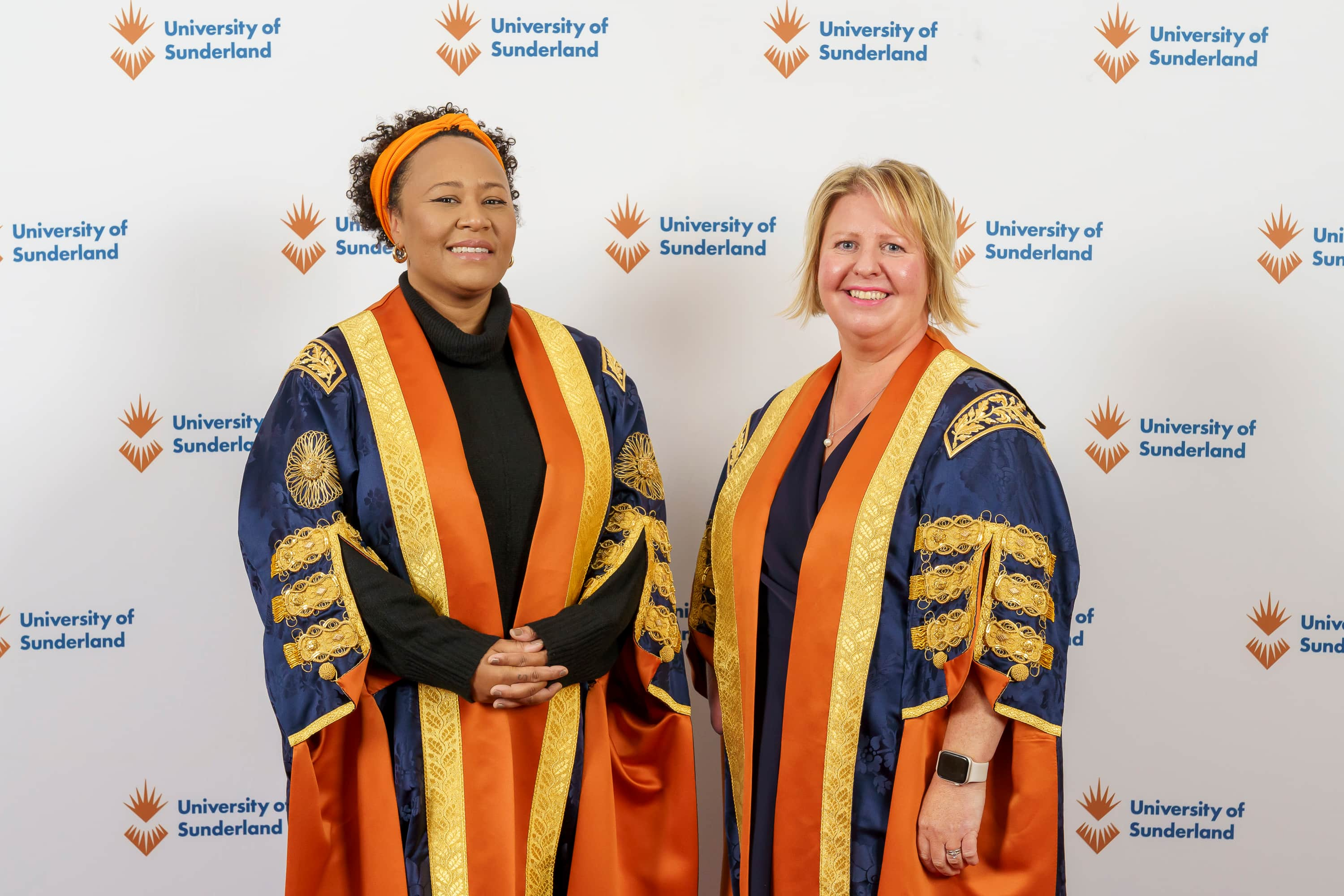 Emeli Sandé MBE (left) and Leanne Cahill